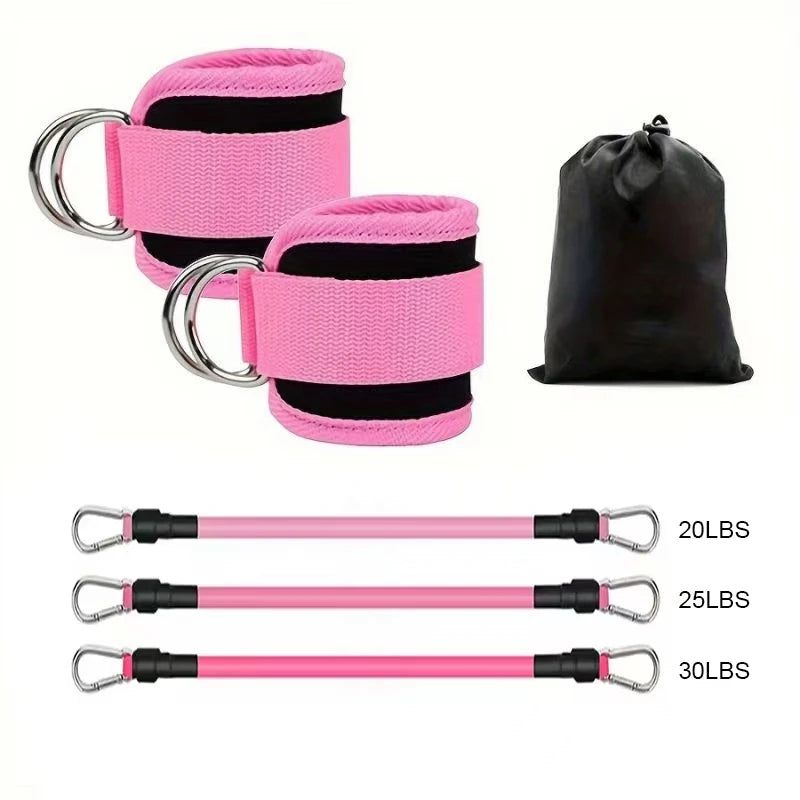 6pcs Leg Resistance Bands Set for Glute Hip and Fitness Training