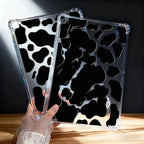 Clear Cow Print iPad Case A16 10th 11 Air 13 Pro 12.9 Mini 4 5 6