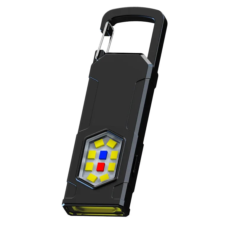 Mini COB LED Keychain Flashlight USB-C Rechargeable