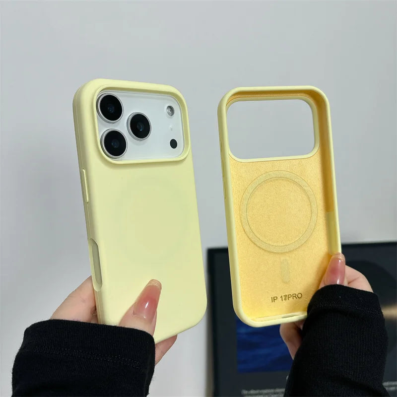 MagSafe Liquid Silicone Case for iPhone 17 16 15 14 13 Pro Max