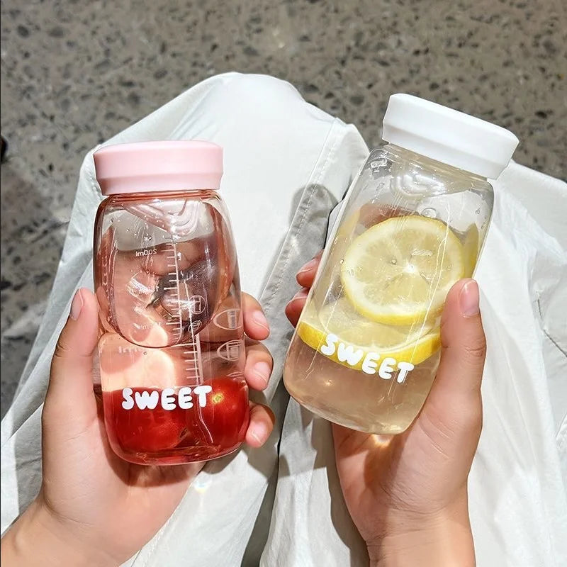 Mini Portable Water Cup Heat Resistant Plastic Drink Bottle