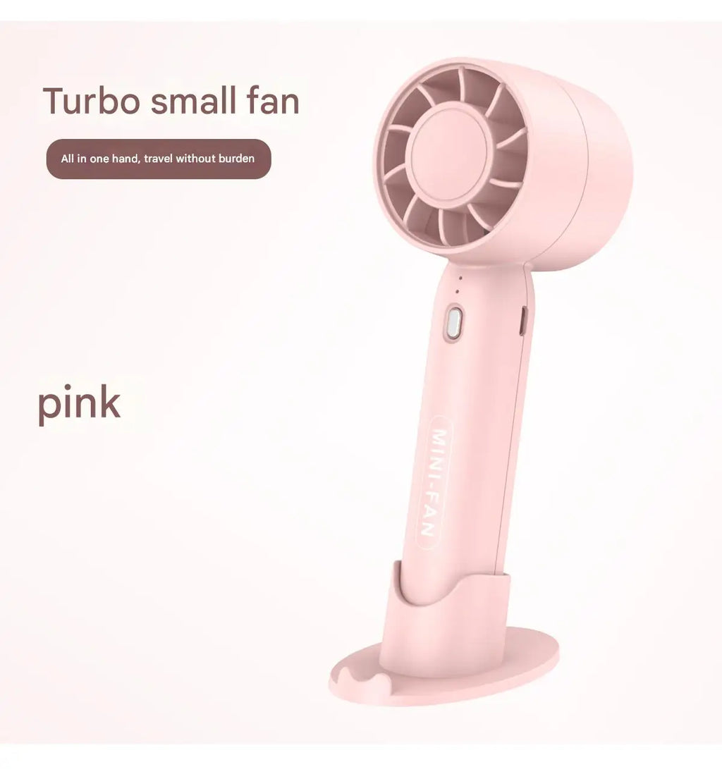 Turbo Handheld Mini Fan USB Rechargeable Portable Fan