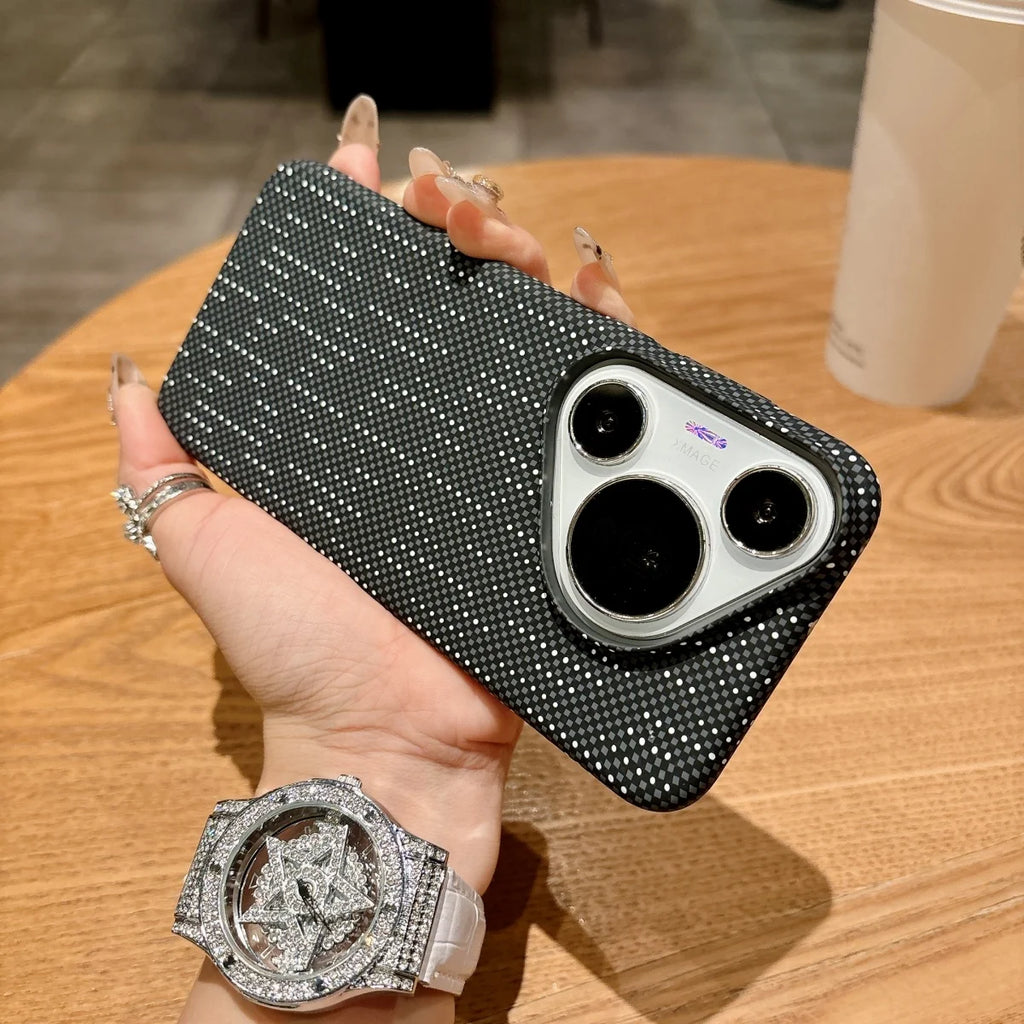 MagSafe Kevlar Carbon Fibre Case for Huawei Pura 90 80 70 Pro Max