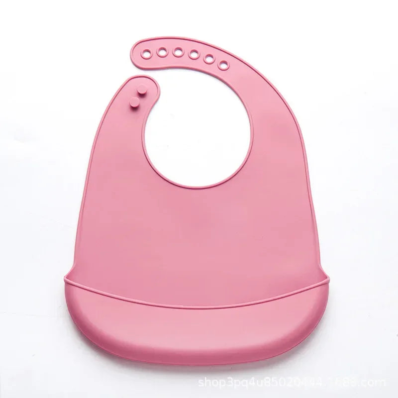 BPA Free Silicone Baby Bib Waterproof Feeding Bib