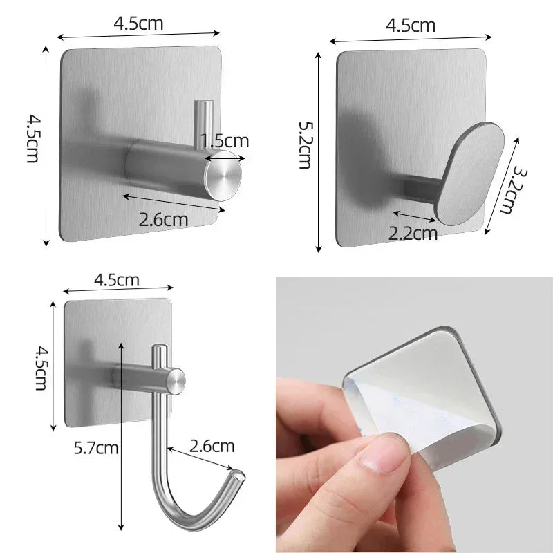 Stainless Steel Wall Hooks