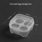 Portable Egg Storage Box Camping Egg Holder