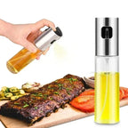 Glass Oil Sprayer for Cooking Olive Oil Spray Bottle for BBQ & Salad