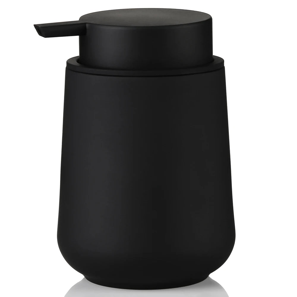 Matte Black Liquid Soap Dispenser 11oz Modern Bathroom & Kitchen Pump Bottle Secondary image
