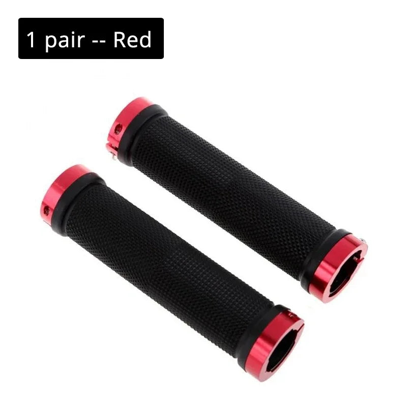 MTB Bicycle Handlebar Grips Anti-Slip Alloy Lock Rubber Bike Grips Main image