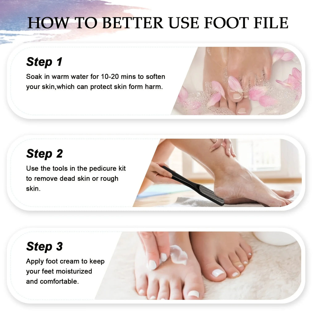 8-in-1 Pedicure Kit Foot Care Tools