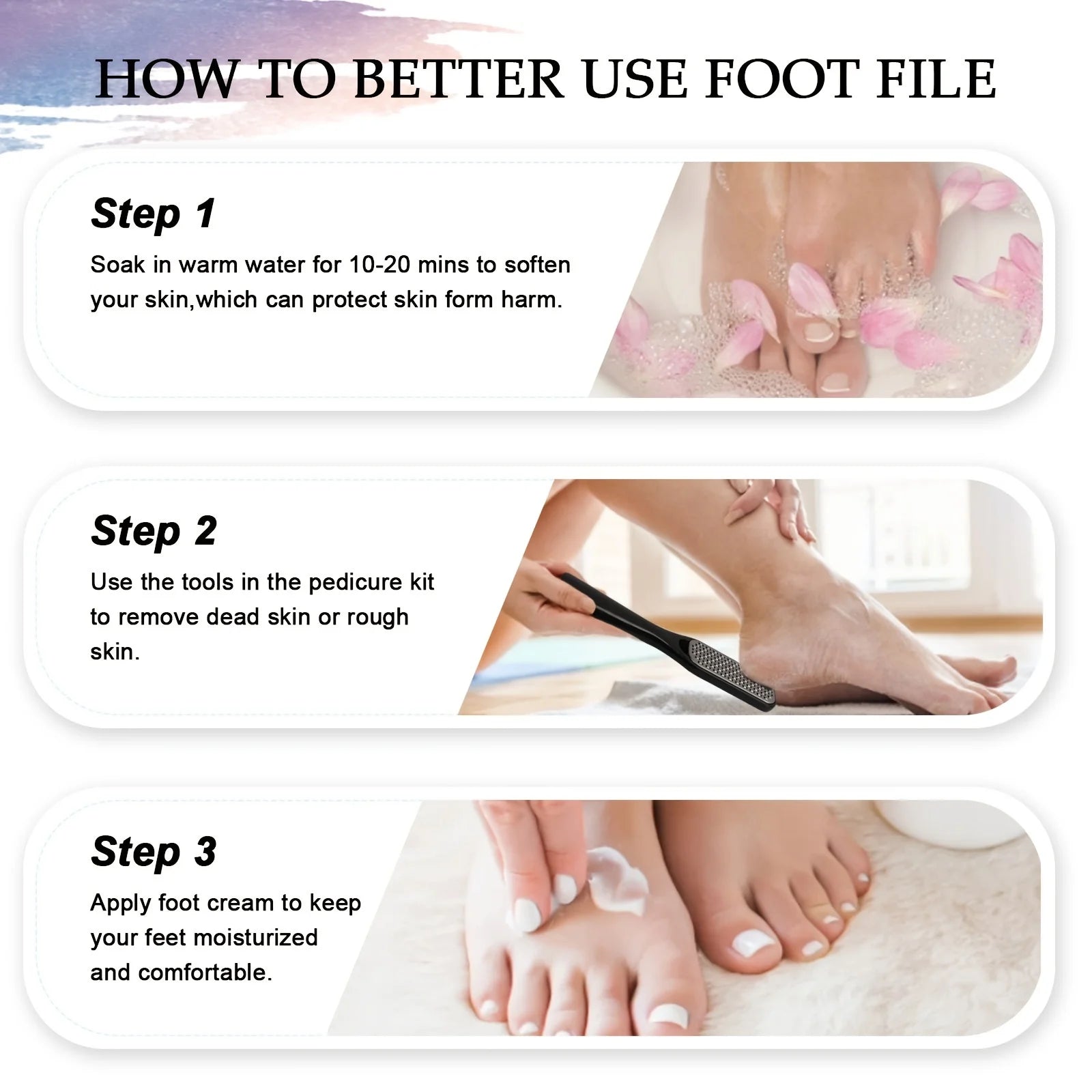 8-in-1 Pedicure Kit Foot Care Tools