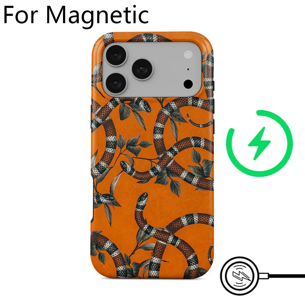 Luxury Ballerina Magnetic Case for iPhone 17 16 15 14 13 Pro Max Cover