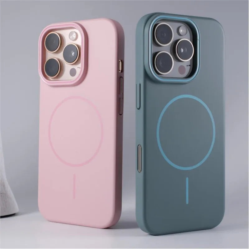 MagSafe Matte Magnetic Case for iPhone 17 Air 16 15 14 13 12 Pro Max