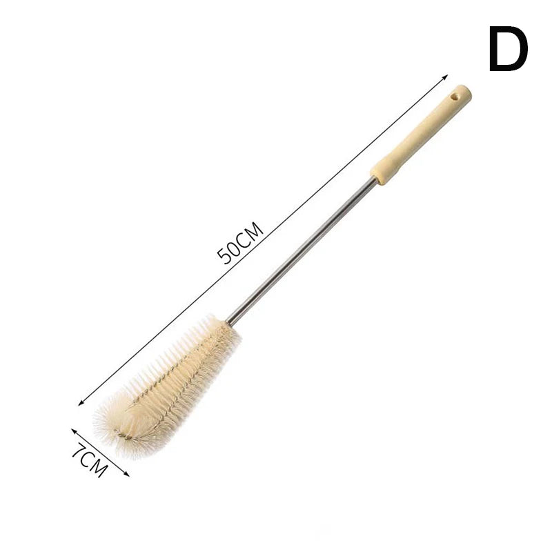 Wooden Bottle Cleaning Brush Long Handle Scrubber