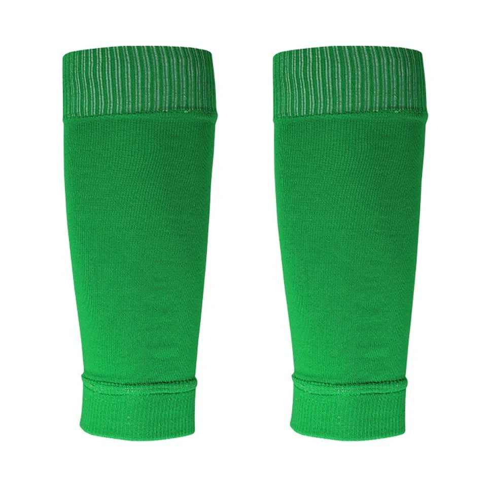 Football Soccer Shin Pads Sleeves Socks Calf Protection Men Women Kids