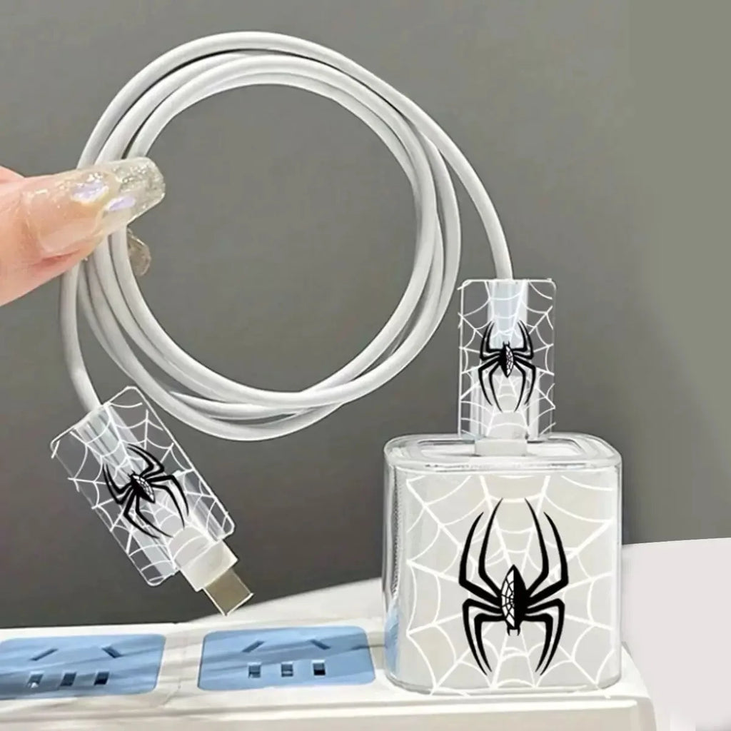 Spider Charger Case for iPhone 18W/20W Cable Protector