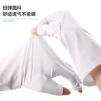 UPF 50+ Nail Art Gloves UV Protection Gloves for Gel Nail Lamp