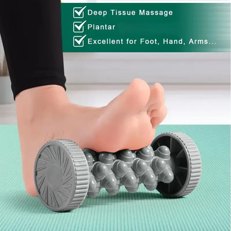 Foot Massage Roller & Yoga Ball for Plantar Fascia Muscle Relaxation