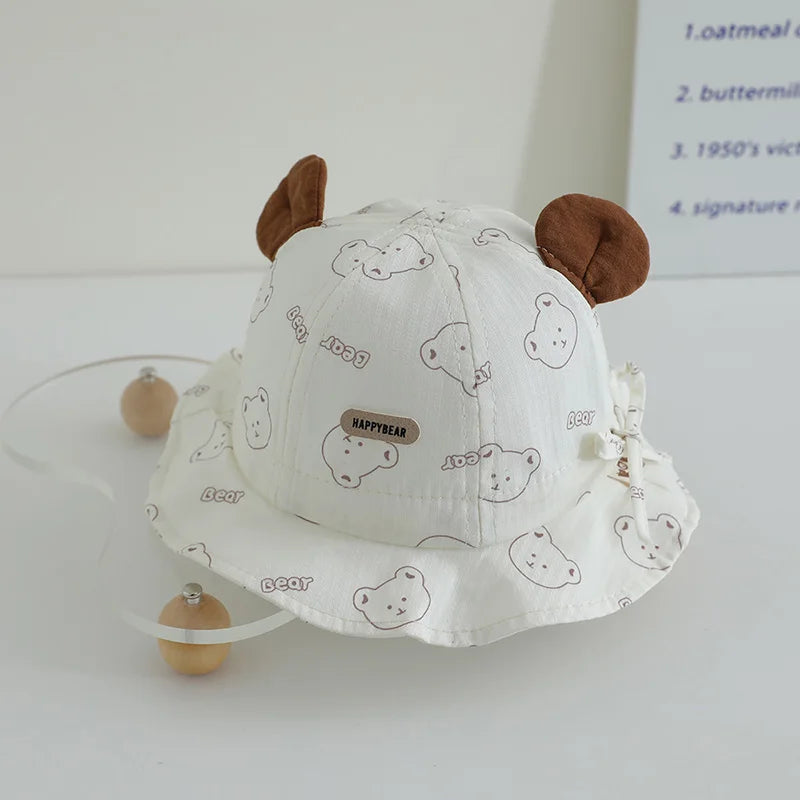 Cartoon Baby Fisherman Hat UK Infant Sun Cap 3–12 Months
