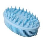 Baby Double-Sided Bath Brush Soft Silicone Hair & Body Brush