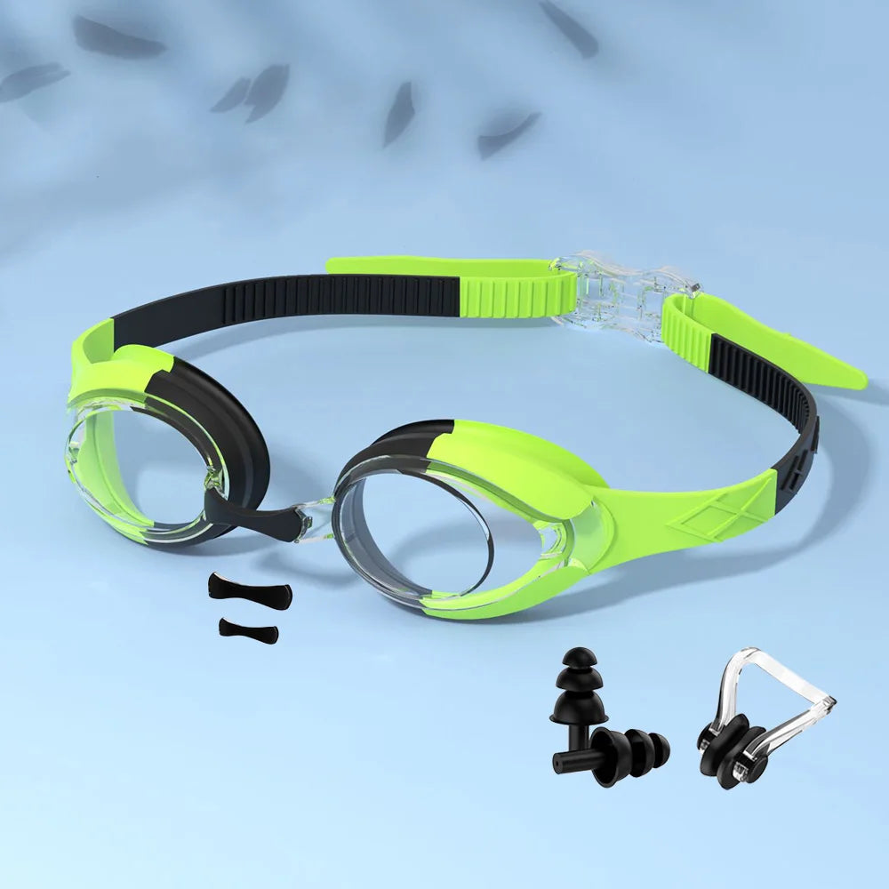 Kids Swimming Goggles Anti-Fog Waterproof Ages 3-14