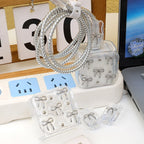 Transparent Bow Charger Case for iPhone 18W/20W