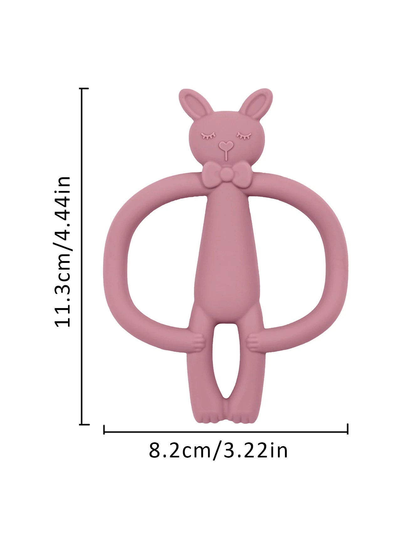Cartoon Rabbit Silicone Baby Teether BPA Free Toy