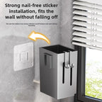 Wall Mounted Chopstick Holder No Drill Storage