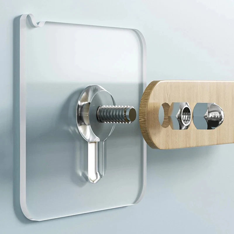 Punch-Free Screw Stickers Invisible Wall Picture Hanging Hooks Main image