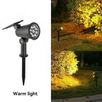 9 LED Solar Spotlight Waterproof Garden Light