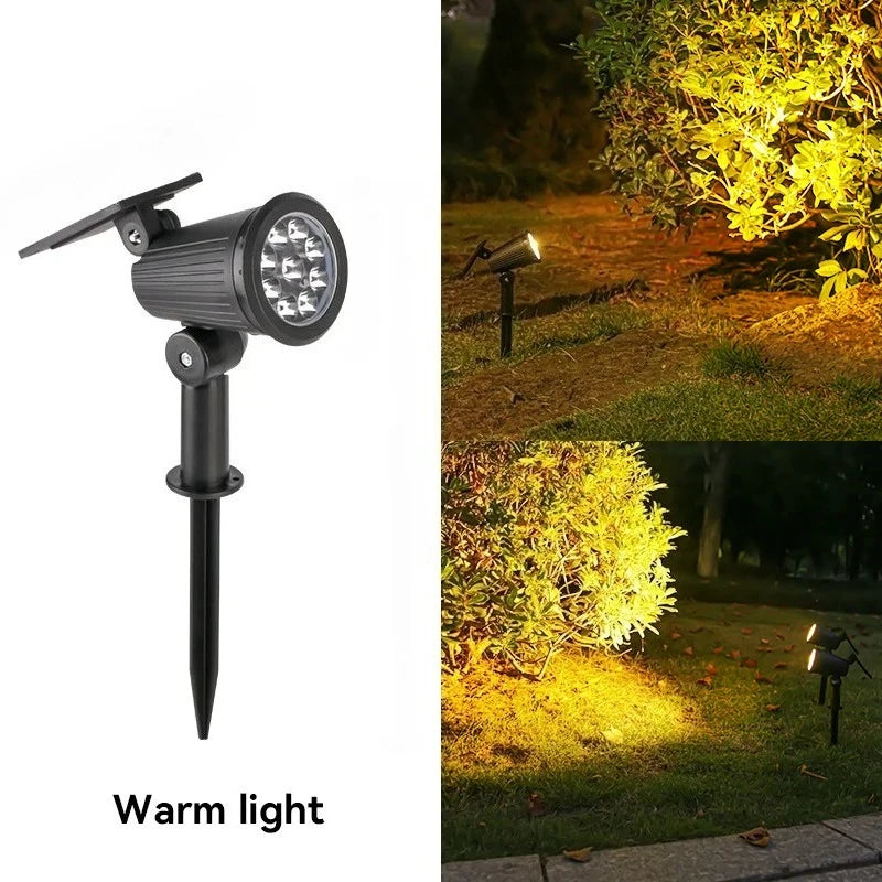 9 LED Solar Spotlight Waterproof Garden Light