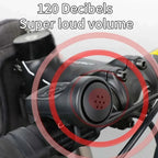 USB Rechargeable Electric Bike Bell Waterproof MTB Bicycle Warning Horn