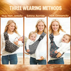 Leopard Baby Carrier Waist Stool Portable Front Hug Infant Carrier