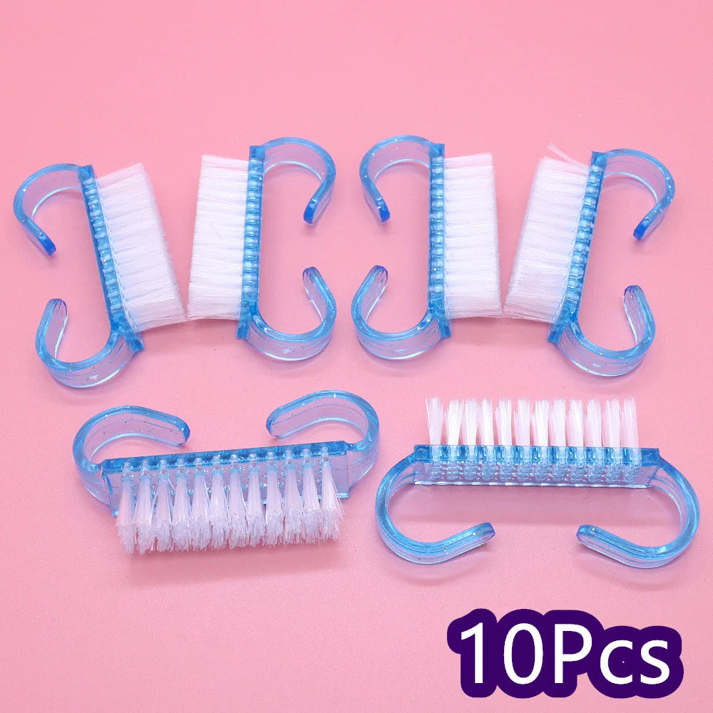Acrylic Nail Art Brush Set Dust Removal Cleaning Manicure Tools
