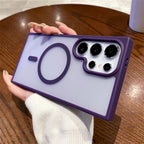 Magnetic Matte Case for Samsung S21 S22 S23 S24 Ultra Plus Cover
