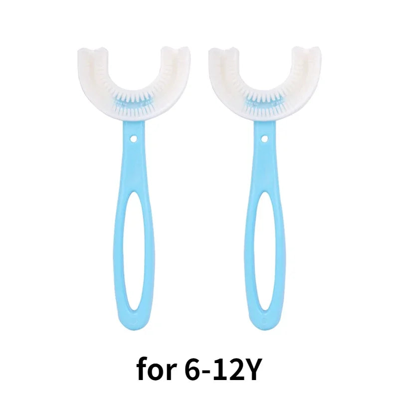 Baby 360° U Shape Toothbrush Soft Silicone Kids Teeth Brush