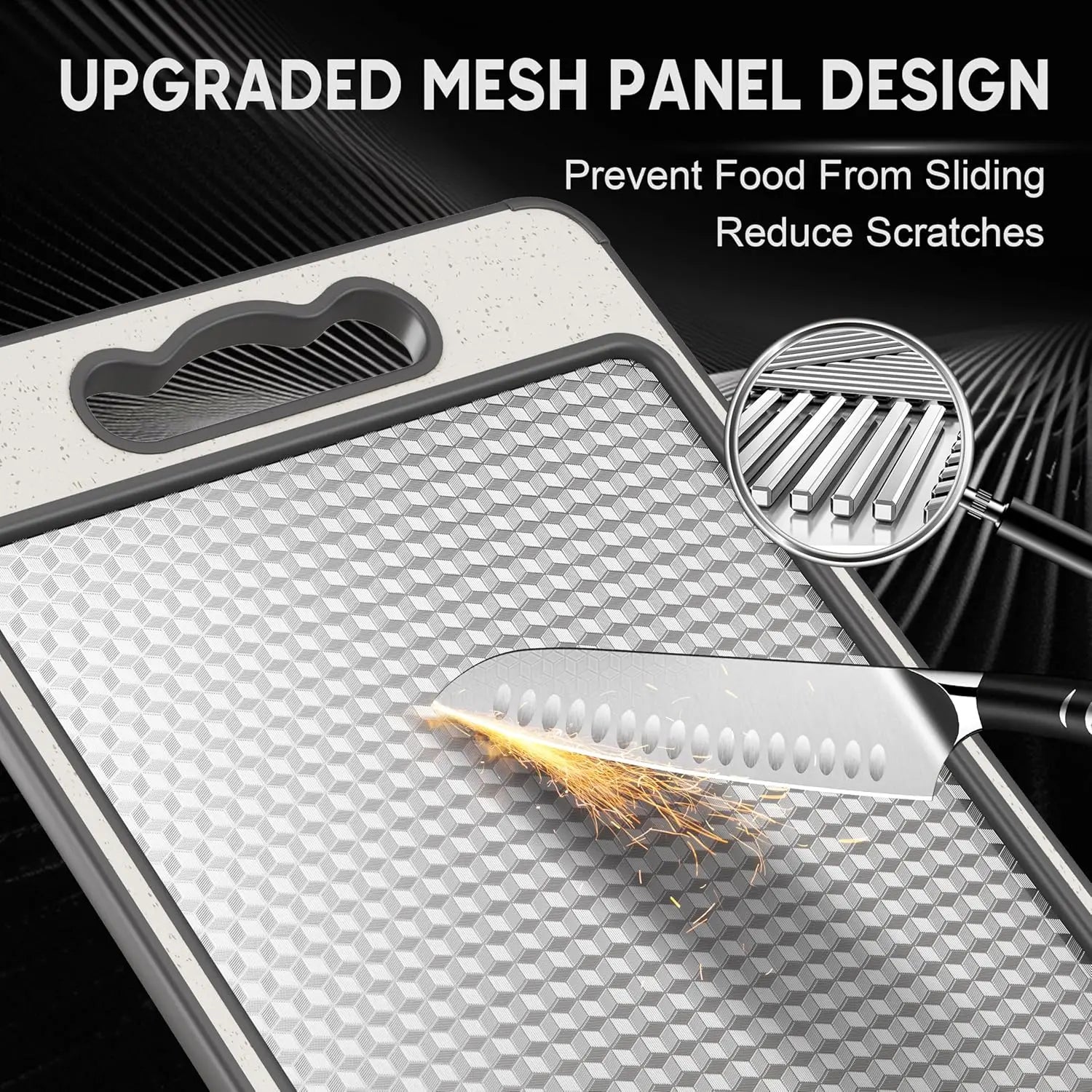 Stainless Steel Cutting Board Double-Sided Board