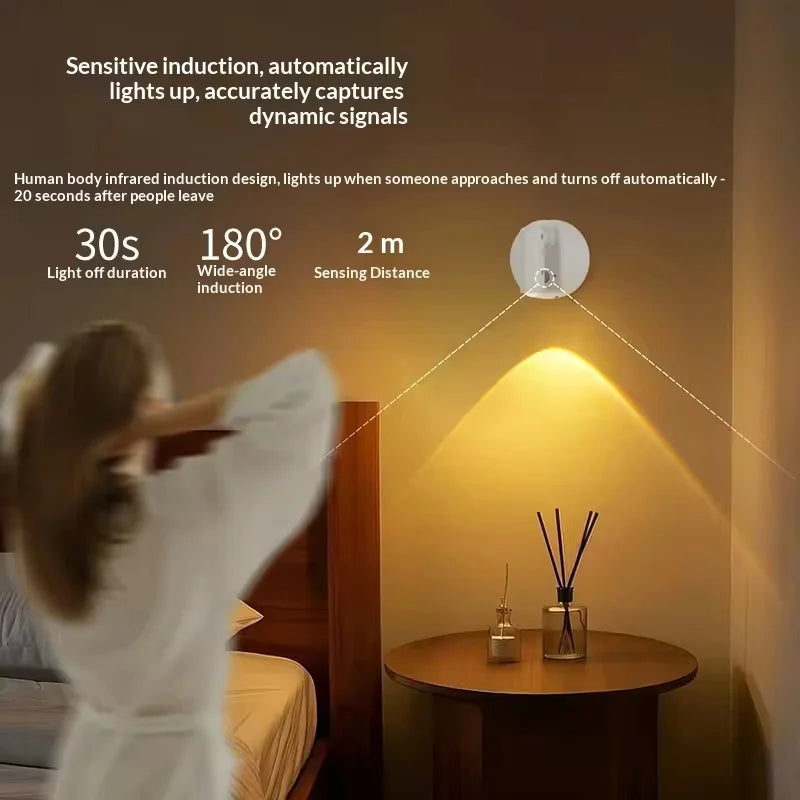 Magnetic Rechargeable LED Wall Light Wireless Lamp Secondary image