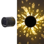 Solar Mandala Wall Lamp Waterproof Outdoor LED Fence & Garden Light