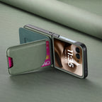 MagSafe Leather Card Holder Case for Motorola Razr 70 60 50 Ultra