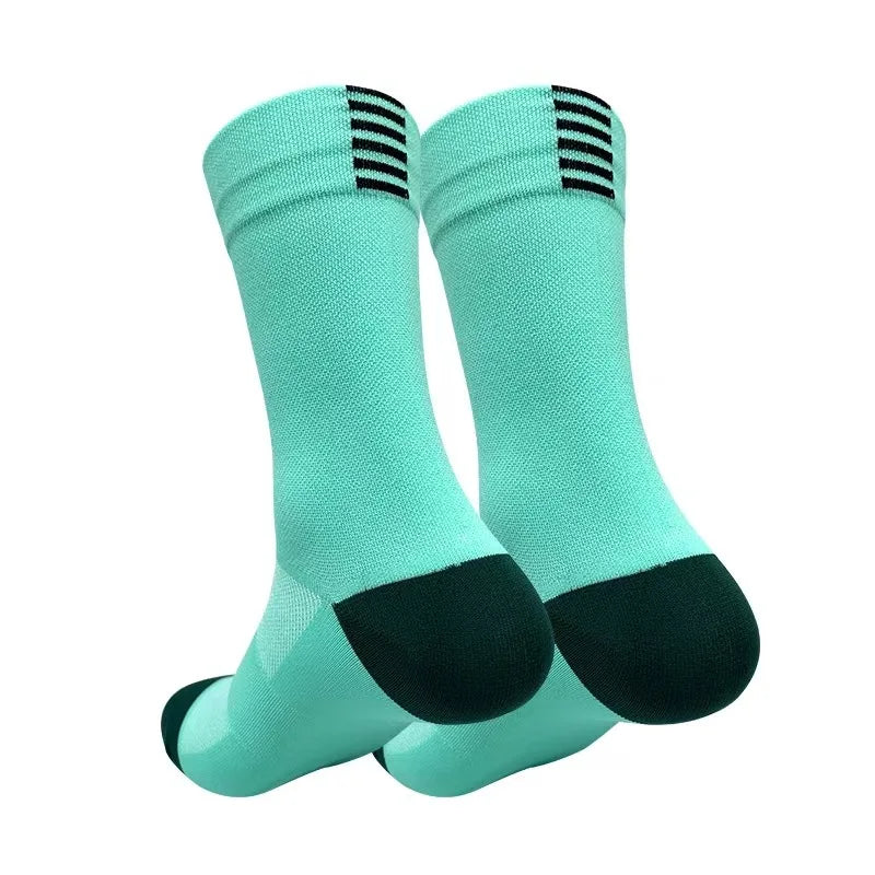 Jing Long Tube Cycling Socks Quick-Dry Unisex Bike Running All Season