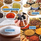 Plastic Spice Jars with Shaker Lids