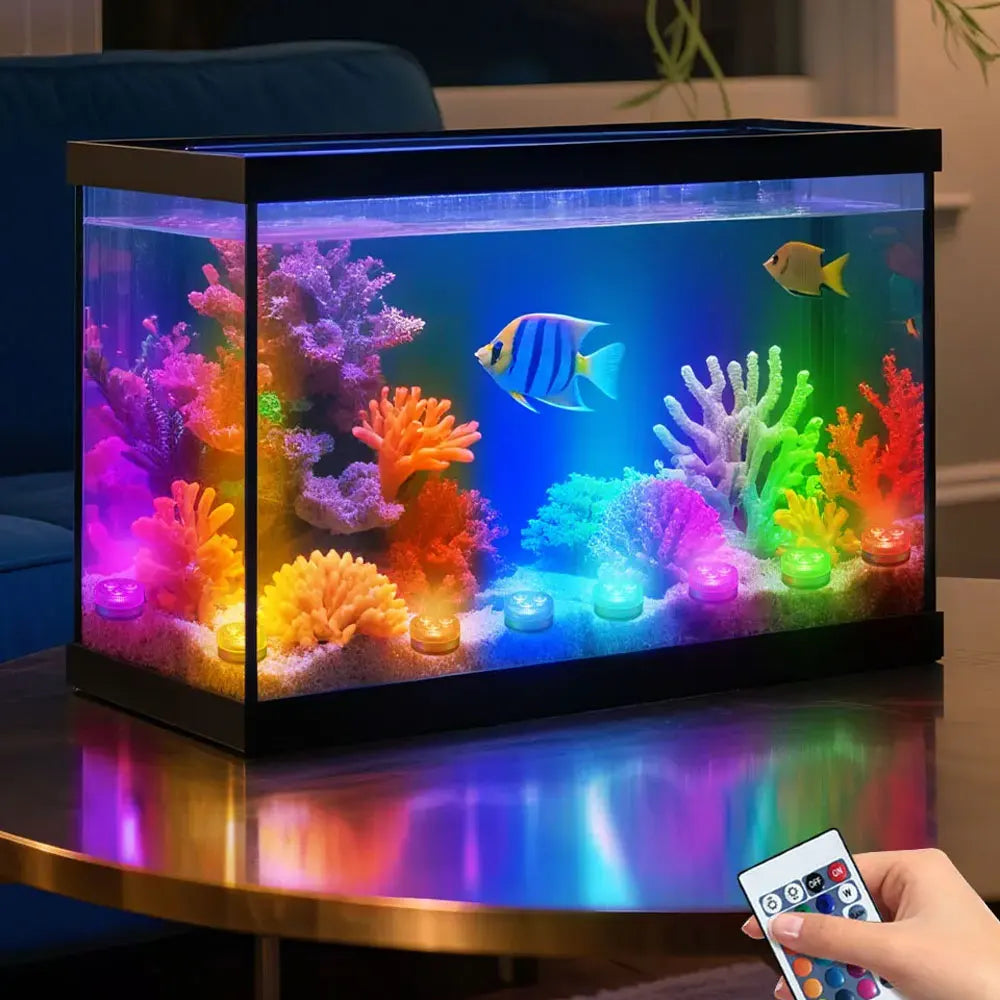 Mini LED Tea Lights with Remote Decorative Submersible Lamps