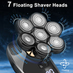 Electric Bald Head Shaver Powerful Beard Razor Cordless Trimmer