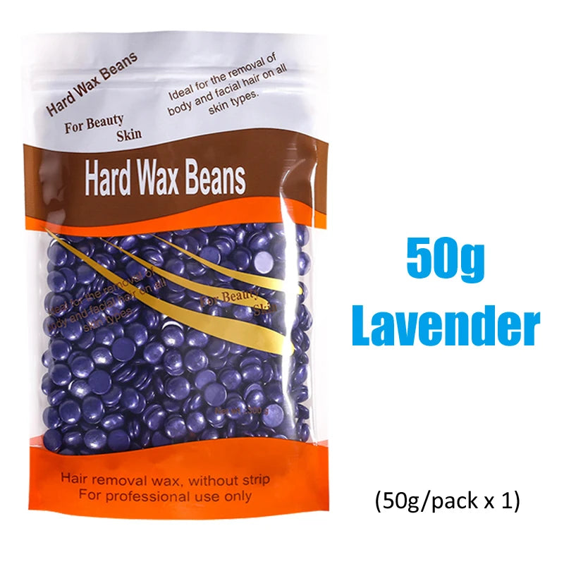 Brazilian Hard Wax Beans 50g Painless Body Hair Removal Wax
