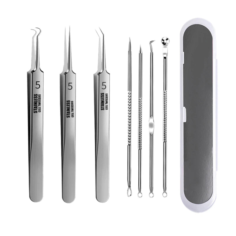 Stainless Steel Acne Blackhead Removal Needle – Pimple Extractor Tool