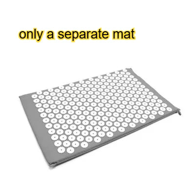 Acupressure Mat and Pillow Set Spiky Massage Mat for Back and Neck