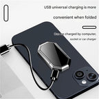 Phone Holder with Lighter - Portable USB Rechargeable Design