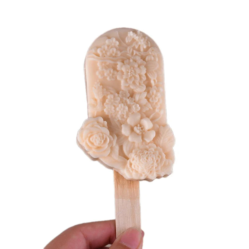 Silicone Flower Popsicle Mold – Easy Release Floral Ice Cream Maker
