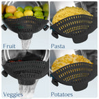 Silicone Pot Strainer Clip-On – Adjustable Kitchen Strainer for Pots & Pans
